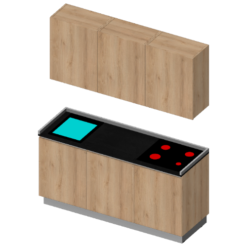 Immagine di Cucina 180 cm GOLA Lav. Sx