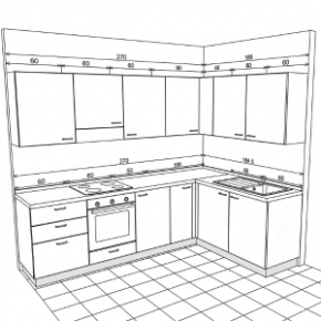 Immagine per la categoria Cucina angolare con maniglia 